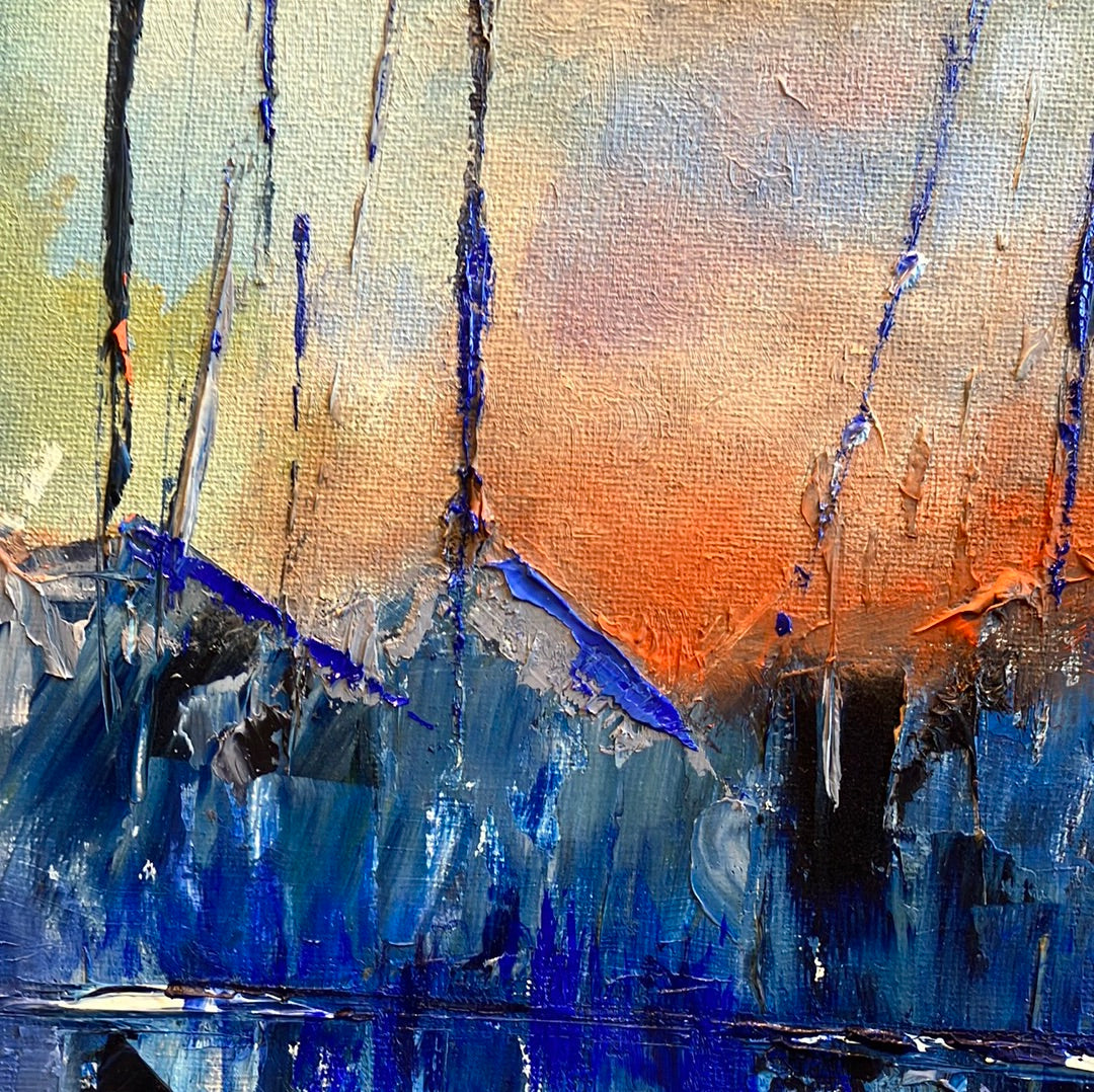 Bercée par la mer