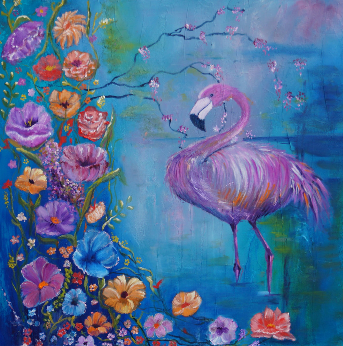 Fleurs et plumes